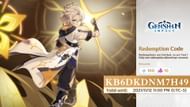 Live stream 2.3 code (Image via miHoYo)